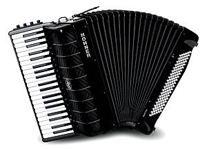  Hohner MATTIA IV 120 Akkordeon weiße 