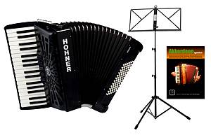  Hohner Bravo III 72 SilentKey Schwarz 