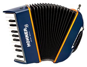  Hohner XS Kinder-Akkordeon blau-orange