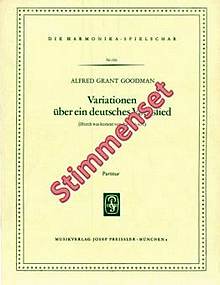 Variationen über ein deutsches Volkslied