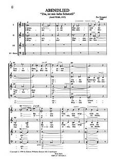 Abendlied Und Marchenfarben