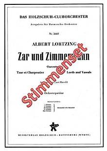 Zar und Zimmermann