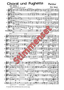 Choral und Fughetta