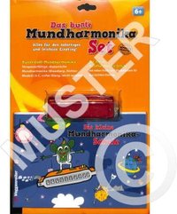 Das bunte Mundharmonika Set