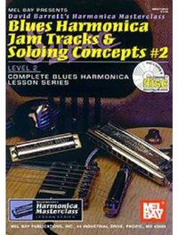 Blues harmonica jam tracks + soloing concepts 2
