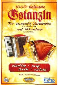 1000 beliebte Gstanzln für Steirische Harmonika und Akkordeon